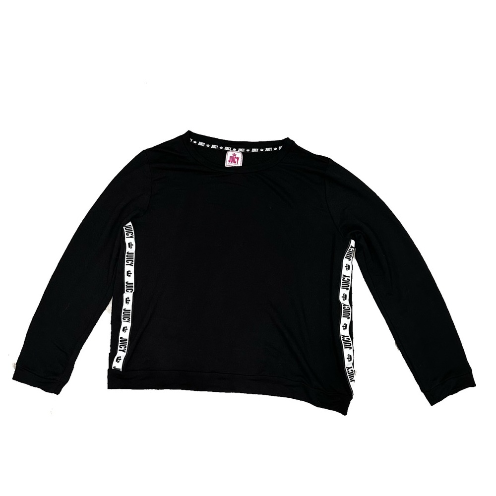 Vintage Juicy by Juicy Couture 90s Y2K Long Sleeve Slouchy Logo Tee